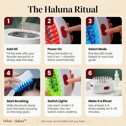 Haluna 2.0™ Revival Scalp Infusion Therapy Comb