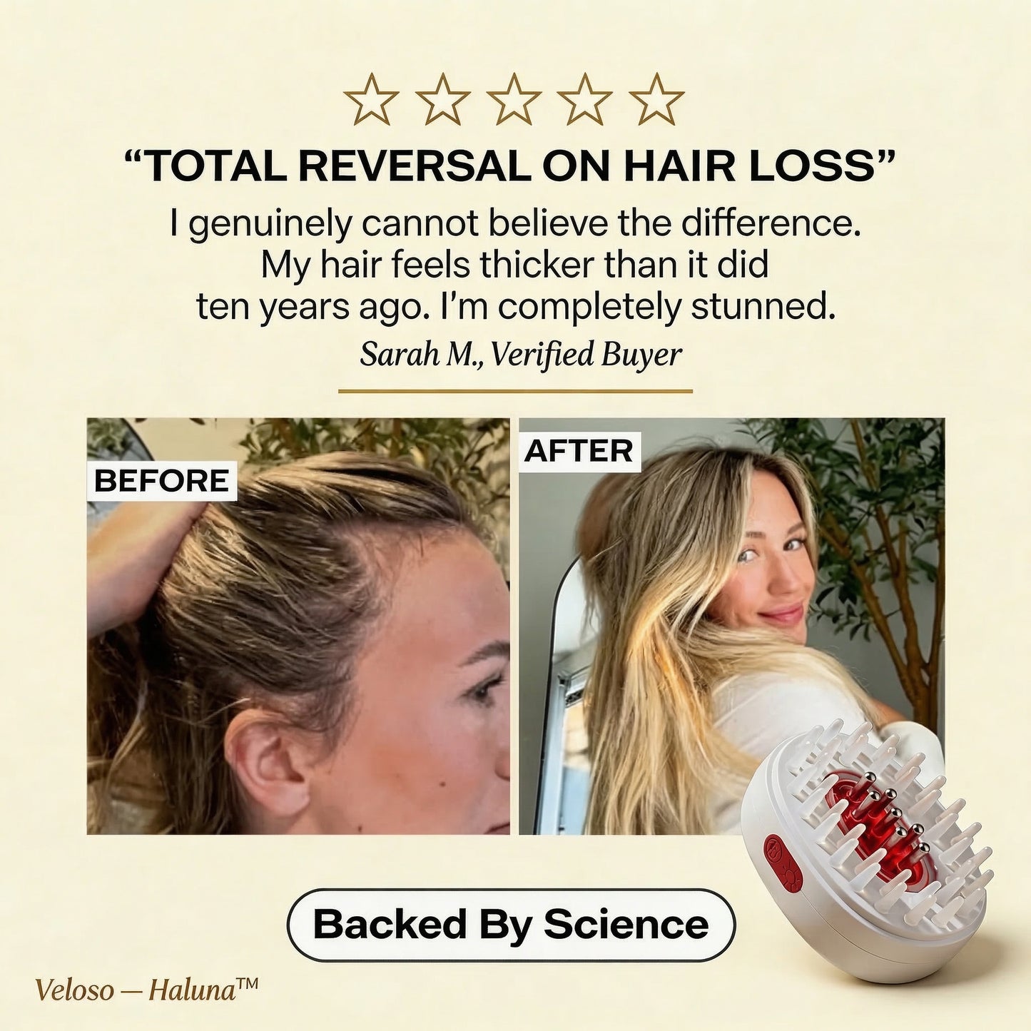 Haluna 2.0™ Revival Scalp Infusion Therapy Comb