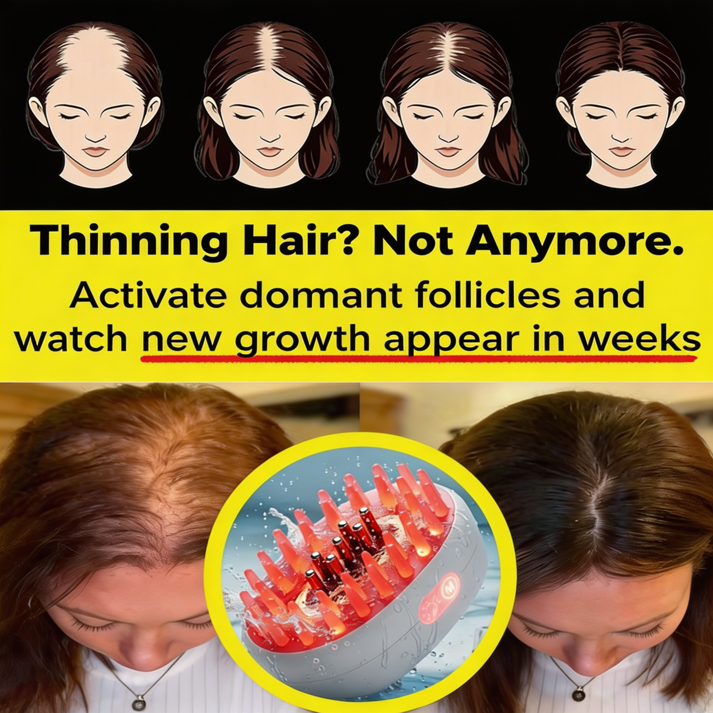 Haluna 2.0™ Revival Scalp Infusion Therapy Comb