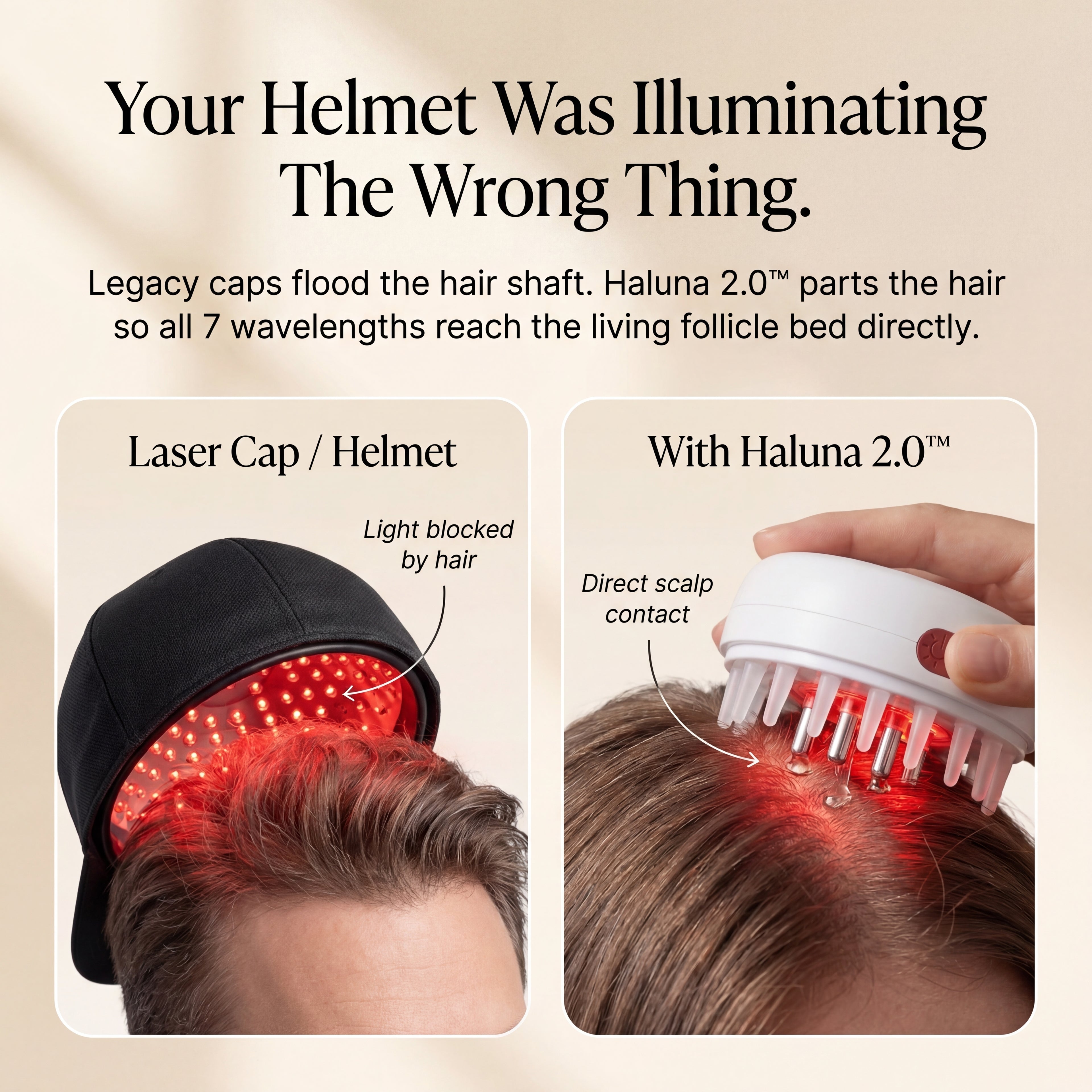 Haluna 2.0™ Revival Scalp Infusion Therapy Comb
